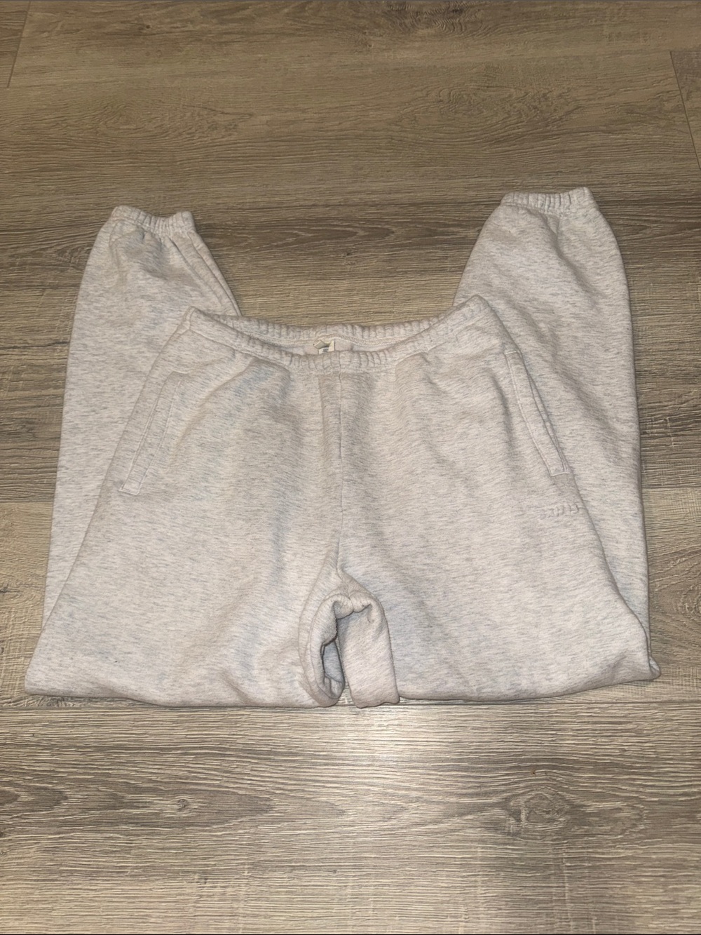 SKIMS Cotton Fleece Classic Jogger -Light Heather Gray